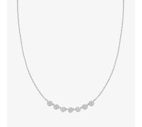 Ania Haie Miss Dainty Sterling Silver Pave Multi Bead Chain Necklace N065-07H