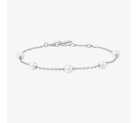 Ania Haie Miss Dainty Sterling Silver Shell Pearl Bracelet B065-01H