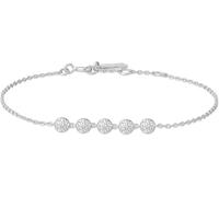 Ania Haie Elegant Silver Pavé Bracelet - Sterling Silver / Rhodium Plated / Cubic Zirconia