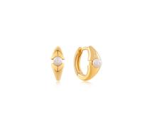 Ania Haie Modern Muse Earrings Goldplated Silver E054-03G - Woman - Quartz - 925 Sterling Silver Gold 14 mm