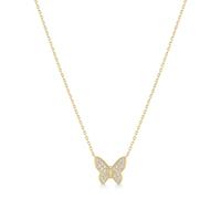 Ania Haie Ripple Joy Gold Butterfly Pavé Necklace