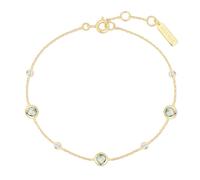 Ania Haie Ripple Joy Gold Mint Green Station Bracelet