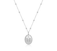 Ania Haie Ripple Joy Silver Butterfly Locket Necklace