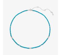 Ania Haie Ripple Joy Silver & Lab-Created Turquoise Beaded Necklace N073-02H