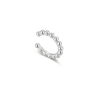 Ania Haie Silver Beaded Ear Cuff | Acotis - Sterling Silver / Rhodium Plated