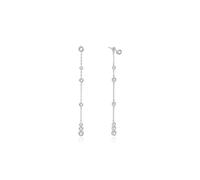 Ania Haie Silver Cascade Station Drop Stud Earrings | Acotis Jewellery - Sterling Silver,Rhodium Plated