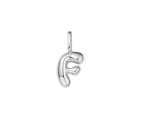 Ania Haie Silver F Letter Charm NC060-23H - Rhodium Plated / Sterling Silver