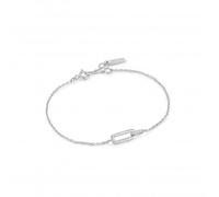 Ania Haie Silver Glam Interlock Bracelet B037-01H - Polished Quality | - Sterling Silver / Rhodium Plated