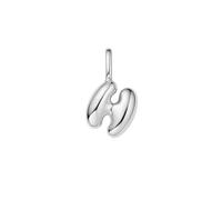 Ania Haie Silver H Letter Charm NC060-25H - Elegant Styling | - Rhodium Plated / Sterling Silver