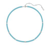 Ania Haie Silver Lab Created Turquoise Necklace N063-03H - Contemporary - Sterling Silver / Rhodium Plated / Created Turquoise / Cubic Zirconia