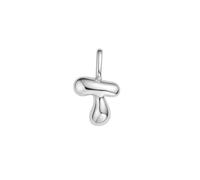 Ania Haie Silver Letter Charm - Rhodium Plated / Sterling Silver