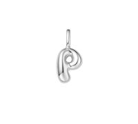 Ania Haie Silver P Letter Charm NC060-31H - Rhodium Plated / Sterling Silver