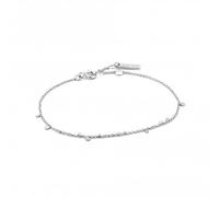 Ania Haie Silver Rhodium Plated Geometry Mixed Discs Bracelet B005-02H - - Sterling Silver / Rhodium Plated