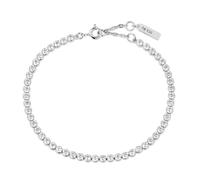 Ania Haie Silver Row Bezel Set Bracelet B058-06H - Classic Look - Rhodium Plated / Sterling Silver / Zirconia