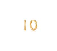 Ania Haie Smooth Earrings Goldplated Silver E035-14G - Woman - 925 Sterling Silver Gold
