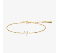 Ania Haie Starlit Drops Gold Plated Sparkle Heart Bracelet B074-01G
