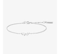 Ania Haie Starlit Drops Silver Shell Pearl Cluster Bracelet B074-03H
