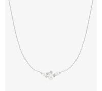 Ania Haie Starlit Drops Silver, Shell Pearl & Cubic Zirconia Cluster Necklace N074-06H