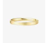 Ania Haie Sunny Sparkler 14ct Gold Plated 2mm Band Ring R064-02G - 54 (N)