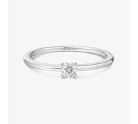 Ania Haie Sunny Sparkler Sterling Silver Cubic Zirconia Stacking Ring R064-01H-58