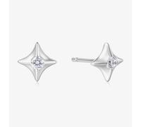 Ania Haie Sunny Sparkler Sterling Silver Cubic Zirconia Star Stud Earrings E064-02H