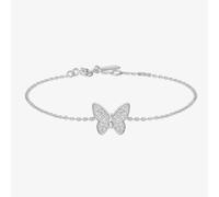 Ania Haie Sunny Sparkler Sterling Silver Pave Butterfly Bracelet B064-02H