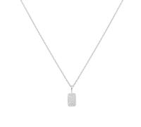 ANIA HAIE Sunny Sparkler Women's Necklace 925 Sterling Silver Pendant with 38 Cubic Zirconia Stones Length 43 cm + 5 cm Extension with Gift Box
