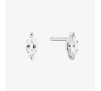 Ania Haie Sunshine Chaser Sterling Silver Marquise Cubic Zirconia Stud Earrings E059-02H