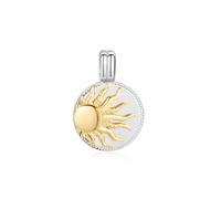 Ania Haie Two Tone Bright Sun Charm NC060-14T - Timeless Design - Gold Plated / Sterling Silver
