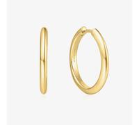Ania Haie Vogue Maven 14ct Gold Plated Medium Tube Hoop Earrings E062-03G