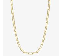 Ania Haie Vogue Maven 14ct Gold Plated Paper Link Chain N062-05G