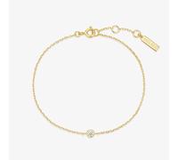 Ania Haie Vogue Maven 14ct Gold Plated Sparkle Bezel Bracelet B062-01G