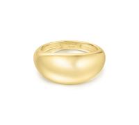 ANIA HAIE Vogue Maven Bold Dome Ring 925 Sterling Silver 14K Gold Plated Size 54 with Gift Box