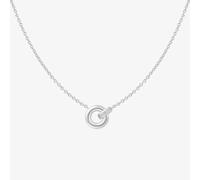 Ania Haie Vogue Maven Sterling Silver Cubic Zirconia Linked Necklace N062-02H