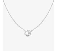 Ania Haie Vogue Maven Sterling Silver Cubic Zirconia Linked Necklace N062-02H