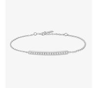 Ania Haie Vogue Maven Sterling Silver Pave Bar Bracelet B062-02H