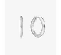 Ania Haie Vogue Maven Sterling Silver Tube Huggie Hoop Earrings E062-01H