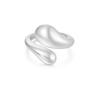 Ania HAIE Vogue Maven Women's Sculptural Crossover Ring in 925 Sterling Silver Size EUR 50-58