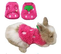 ANIAC Pet Costume Warm Guinea Pig Clothes Soft Rabbit Vest Bunny Cozy T-Shirt for Kitten Ferret Chihuahua Puppy Mini Dog and Small Animals