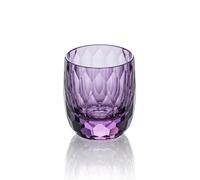 Aniarcanum Crystal Whisky Glass，Edo style Whiskey Glasses，Japanese Style Old Fashioned Glass for Cocktails，Crystal Glass Cocktail Glass for Cocktail Iced Coffee Beer Whisky (purple)