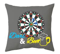 Anicy Darts Accessories Beer Gifts for Men - Personalised Gift Dart Surround Cushion Cover, Original Gift for Men for Birthday, Men's Day, Father's Day and Christmas, 45 x 45 cm