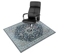 Anidaroel Office Chair Mats for Hardwood Floor, 48"x60" Desk Computer Chair Mat for Rolling Chair on Hardwood, Under Desk Rug Protector Low Pile Carpet Floor Mat for Home Office