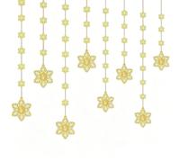 Aniepaa Snowflake String Lights for Windows Christmas，Blue