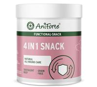 AniForte 4in1 Snack for Dogs 300 g - Natural Dog Treats for all-round support - joints, immune system, digestion, coat & skin, extra high meat content, grain-free