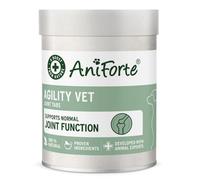AniForte AgilityVet Joint Tabs for Dogs 120 Tablets - Complete Natural Joint Care Supplement with Powerful Green Lipped Mussel, Collagen Powder, Devil's Claw & Omega 3