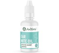 AniForte Ear Mite Treatment Drops 20ml for Dogs Cats - Natural Dog Ear Drops, Ear Infection & Yeast - Cleaner for Rabbits & Pets