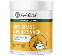 AniForte Snack against grass and faeces eating 300g for dogs - Dog Treats calm the stomach, grass-eating drops with healing clay, elm bark, psyllium husks & prebiotics, 100% natural