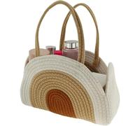 Anihet Baby Diaper Caddy Organizer Large Capacity Baby Diaper Caddy Basket Multifunctional Babys Shower Basket Organizer with Handle for Home Car