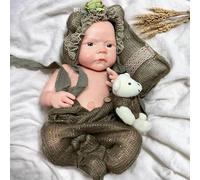 Aniiyy Silicone Realistic Baby Doll That Looks Real,Lifelike Baby Dolls Girl 18 Inch,Realistic Reborn Baby Doll with Clothing
