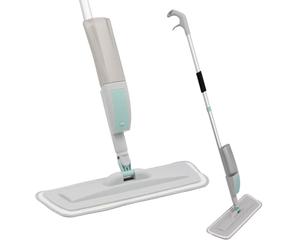 Anika 66049 Spray Mop with Reusable and Washable Microfiber Pad / Wet and Dry Floor Cleaning with 400 ml Refillable Bottle / Cleans House, Kitchen, Wood Floor, Laminate, Tiles